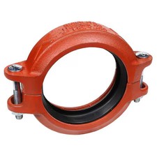 Gruvlok 0390211209 Rigid Coupling,  Ductile Iron,  6", Grooved