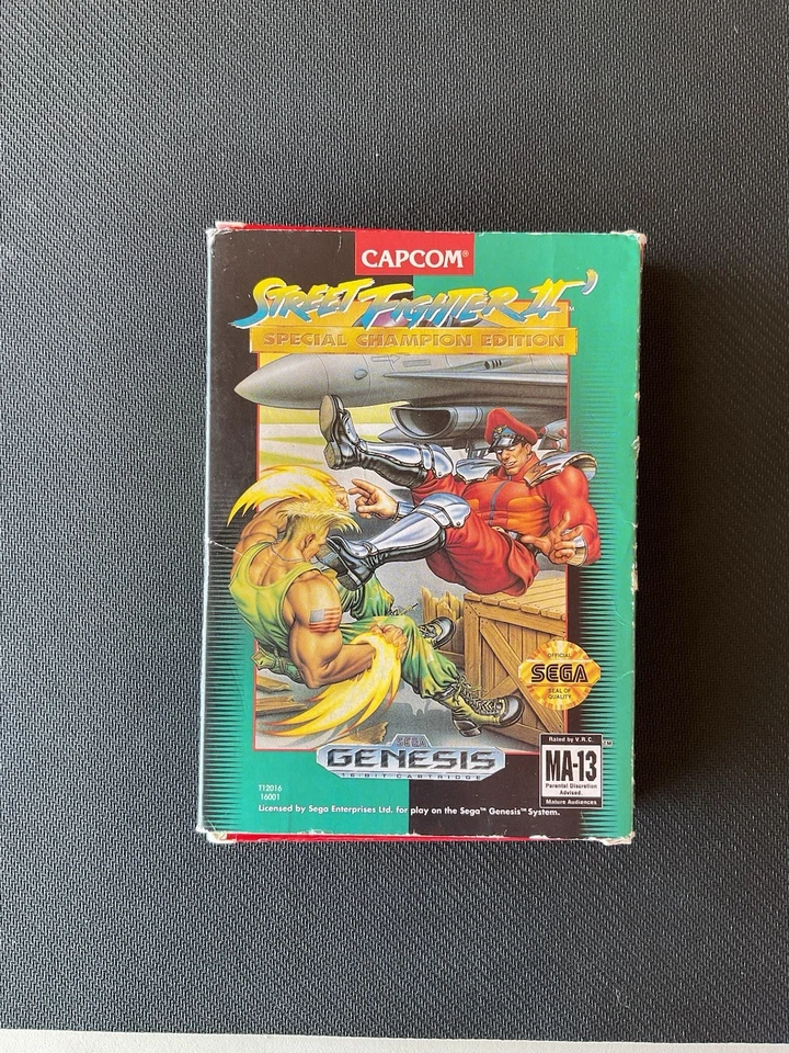 Sega Genesis Street Fighter 2 Special Champion Edition 1993 Tested - Image 2 of 4