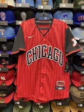 Chicago White Sox Red/Black City connect stitched jersey Sz S
