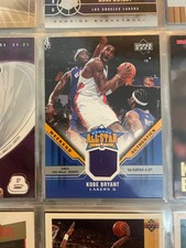 kobe bryant all star game worn 2004/2005 jersey basketball card