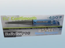 BABYLISS PRO NANO TITANIUM CERAMIC HEATERS 1 1/4" - 5/8" TAPER BARREL HAIR IRON