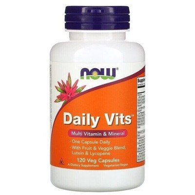 NOW Foods, Daily Vits, Multi Vitamin & Mineral, Multi-Vitamin, 120 Kapseln