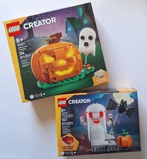 LEGO 40697  40772 new in box Halloween Pumpkin Luminous Ghost jack o lantern
