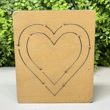 Heart #1A Valentines AccuCut Ellison Die cut stencil Cutting Dies 6"x5"