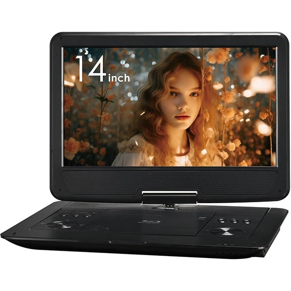 GREEN HOUSE portable blueーray player 10-inch Portable Blu-ray Player w/ Full-SEG TV GH-PBD10DT-BK