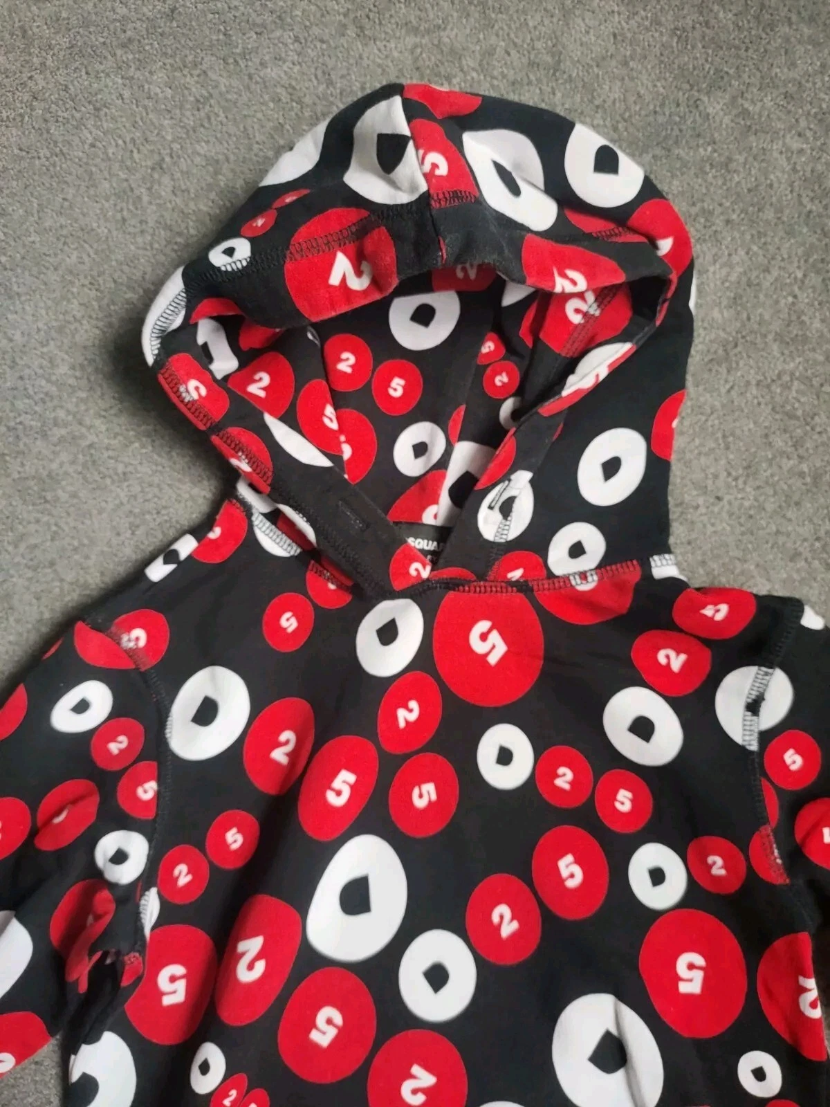 DSQUARED2 Felpa con cappuccio 100% originale ragazzo D Squared 2 taglia 8