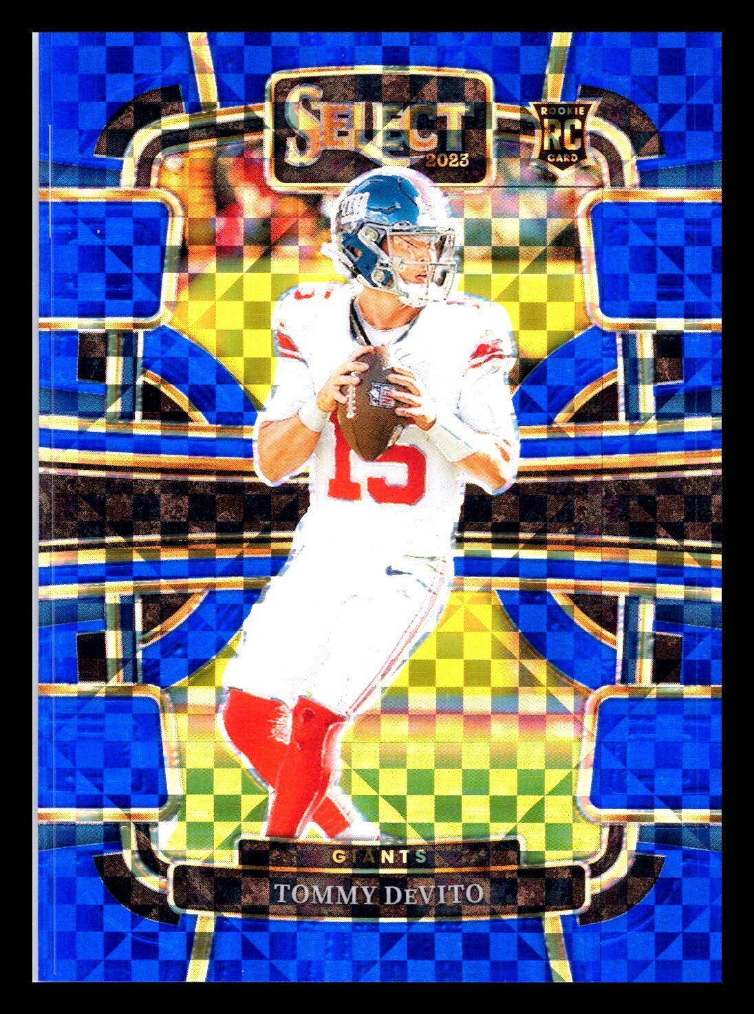 2023 Panini Select Concourse Blue Prizm /199 Tommy DeVito #73 Rookie RC Giants