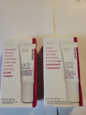 2-PACK Strivectin Intensive Eye Concentrate for Wrinkles 0.25oz EACH BOX