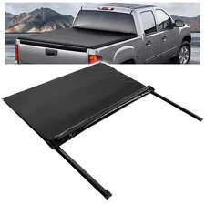 FOR 88-07 CHEVY SILVERADO/GMC SIERRA 1500 6.5FT BED SOFT ROLL-UP TONNEAU COVER
