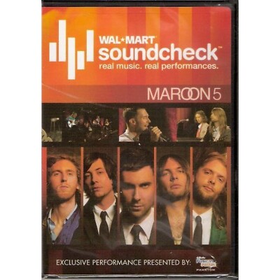 Maroon 5 - WalMart Soundcheck (DVD, 2007) New/Sealed, Real Music, Adam Levine