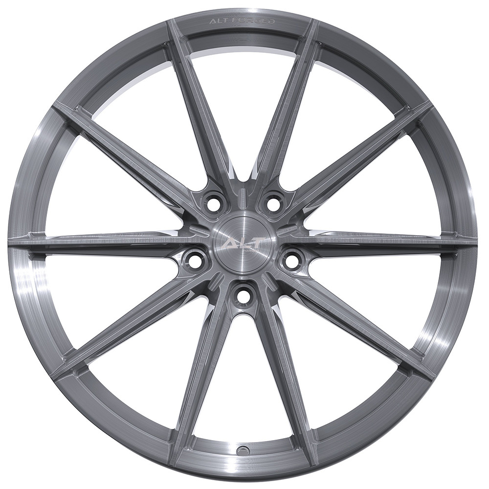 20" 21" ALT6 Forged Brushed Titanium Aluminum Wheels for Audi R8 2016–2025+