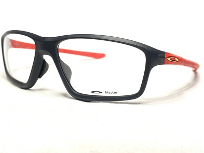 NEW Oakley A Crosslink Zero OX8080-0658 Mens Matte Black Eyeglasses Frames 58/16