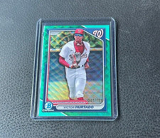 2024 Bowman Chrome Draft Victor Hurtado Aqua Wave Refractor 047/125