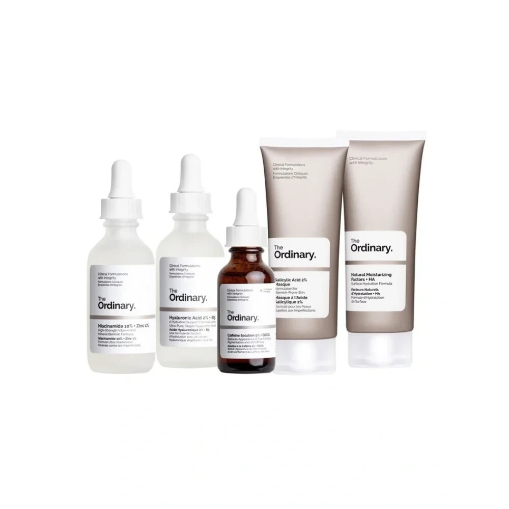 Dowhite 5個セット NEW - The Ordinary The Smooth & Bright 5-Pc. Set - LIMITED