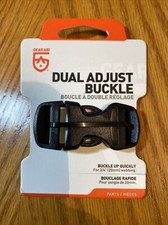 Gear Aid Dual-Adjust Buckle Kit For 0.75-Inch Webbing No-Sew Replacement Repair