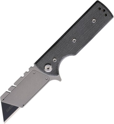 Chaves C.H.U.B. Flipper Liner Utility Box Cutter 2'' Micarta Folding Knife 14242