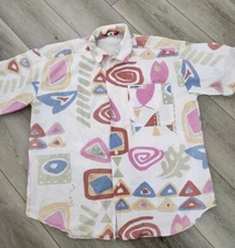 Vintage Local Motion Mens Aloha Hawaiian Shirt Made In HAWAII AS13