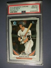 AUSTIN NOLA 2014 Bowman Chrome Prospects #BCP61 PSA GEM MINT 10 1st Bowman