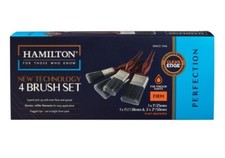 Hamilton Perfection Clean Edge Paint Brush Set x 4