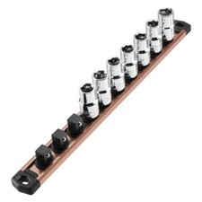 Magnetic Socket Organizer 12-inch Drive Heavy Duty Socket Holder Polished Magnetic Socket Organizer 12-inch Drive Heavy Duty Socket Holder Polished