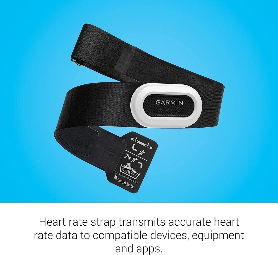 Garmin Pro Plus Heart Rate HRM Strap Activity Tracker Band Sport Health - Image 2 of 4