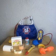 Vintage SHELCORE Doctor Kit BLUE Doctor's Bag VARIOUS INSTRUMENTS Medical Set