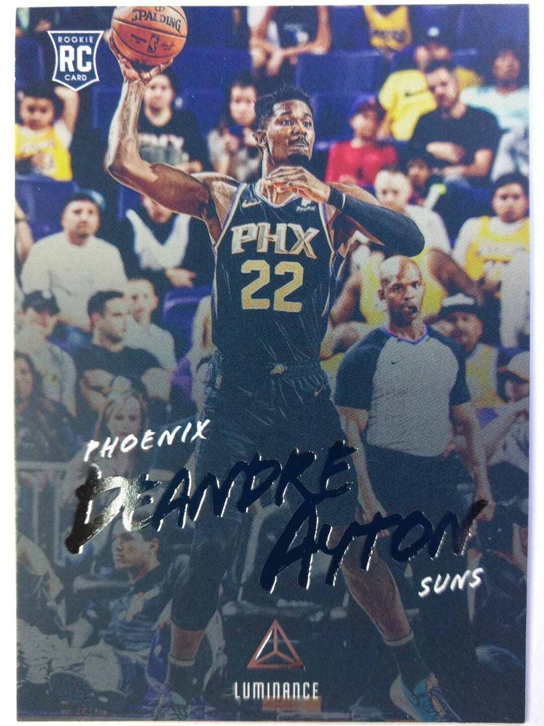 2018-19 Panini Chronicles Luminance Deandre Ayton Rookie RC #142, Phoenix Suns