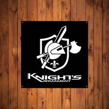 KNIGHTS ARMAMENT COMPANY KAC 3’ X 3’ VINYL BANNER CUSTOM RIFLE LOGO DESIGN 