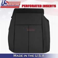 2015 to 2023 Fits Nissan Murano Driver Side Bottom Leather Seat Cover Black