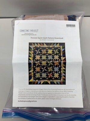Pioneer Spirit Quilt Kit Kristin Gassaway 72  x 84 