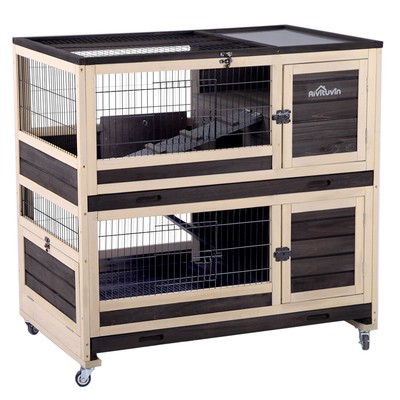 rabbit cage with pull out tray