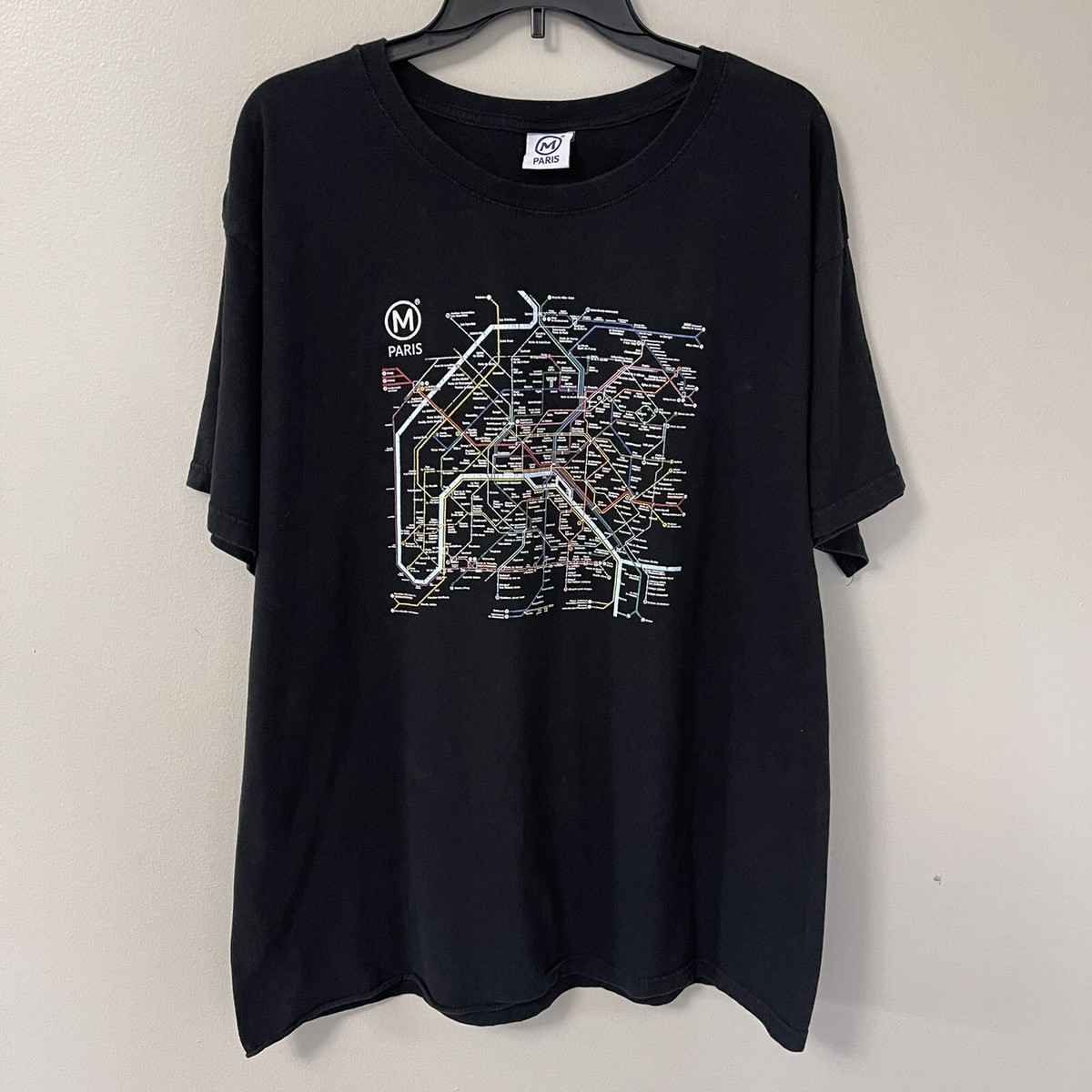 [SATUR] Paris Metro Graphic ティーシャツ ☆送料込☆ ☆送料・関税込☆SATUR☆Paris Metro Graphic T-Shirt☆