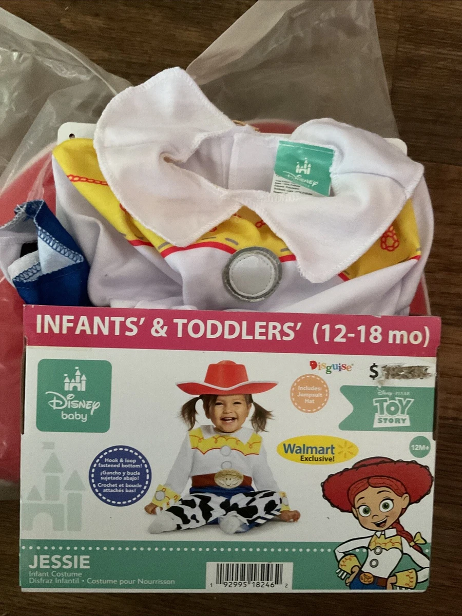 Disney Toy Story Infant Girls Cowgirl Jessie Costume Jumpsuit