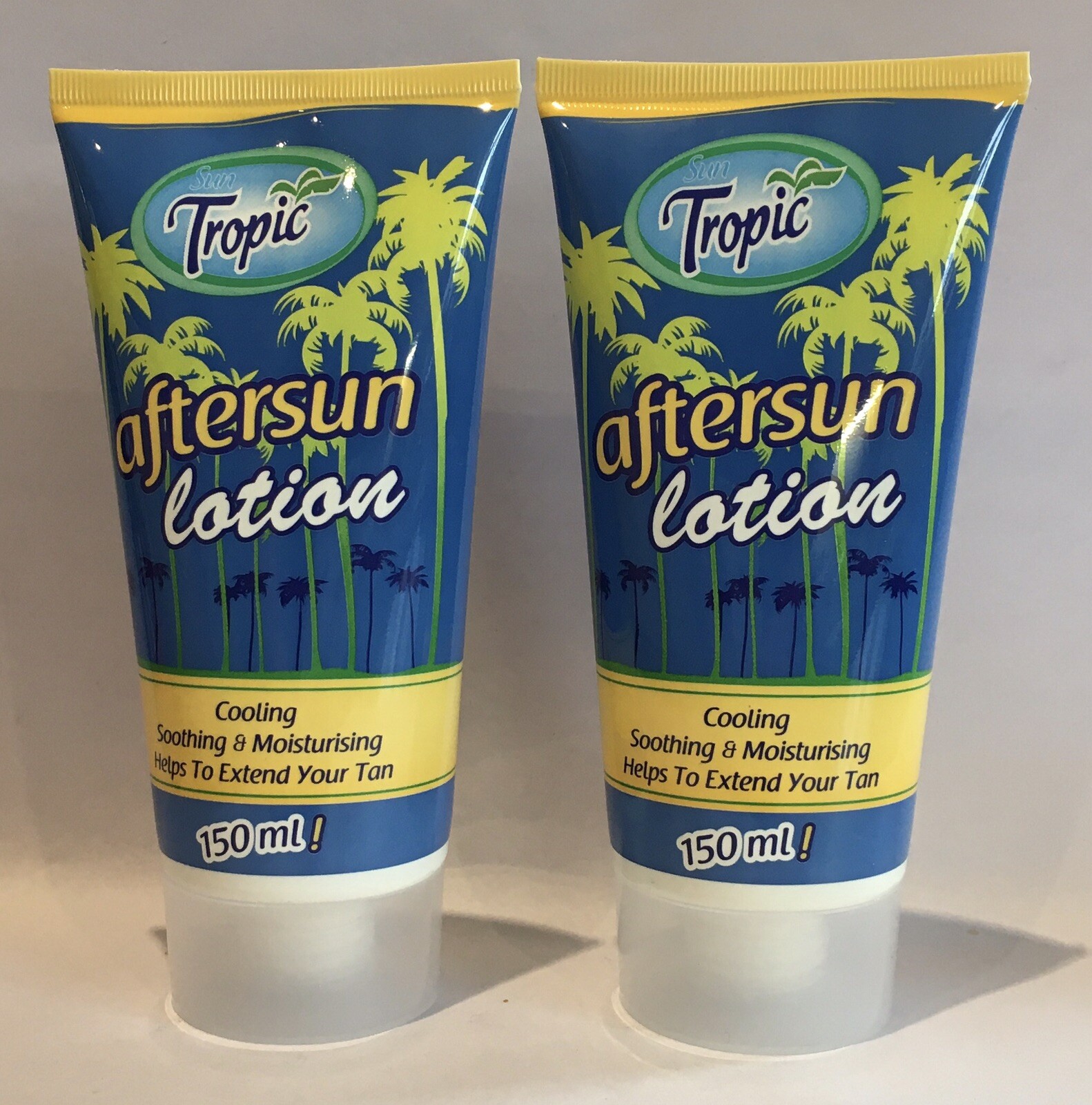 2x Sun Tropic Cooling Moisturising After Sun Lotion 150ml New