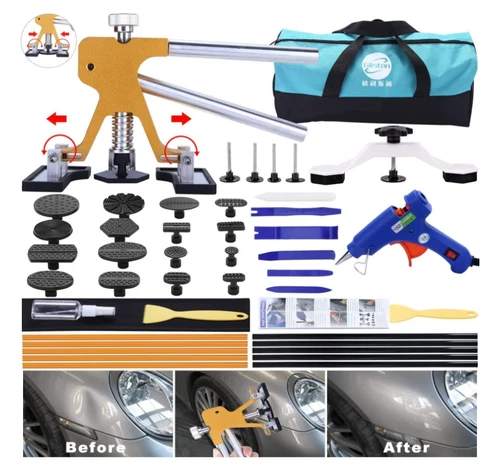 Car Body Paintless Dent Repair Puller Remover Kit Dint Hail Damage Lifter Tools