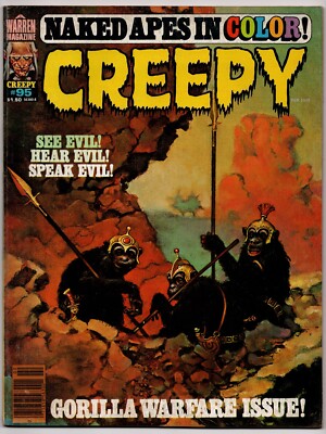 Creepy No 95 Feb 1978 (FN+) (6.5) Bronze Age, Warren B&W Horror Magazine