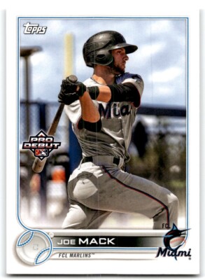 2022 TOPPS PRO DEBUT JOE MACK FCL MARLINS #PD-159