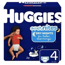 Huggies OverNites Diapers Size 4 Jumbo Pack PK of 21
