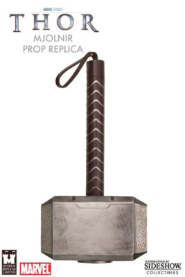 THOR MJOLNIR HAMMER 2012 Museum Replicas ONLY 500 - MARVEL