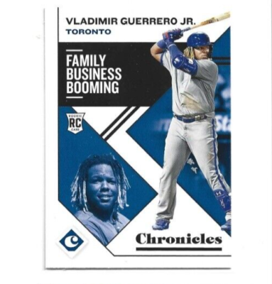 2019 Panini Chronicles Toronto Blue Jays Vladimir Guerrero Jr RC