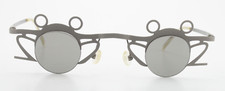 Occhiali da sole EYE DC anni 80 vintage rotondi Crazy Frosch design mod I0010...