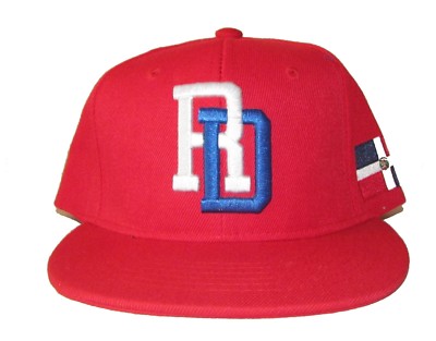 DOMINICAN REPUBLIC, SNAPBACK DR 3D EMBROIDERED BASEBALL CAP  New!