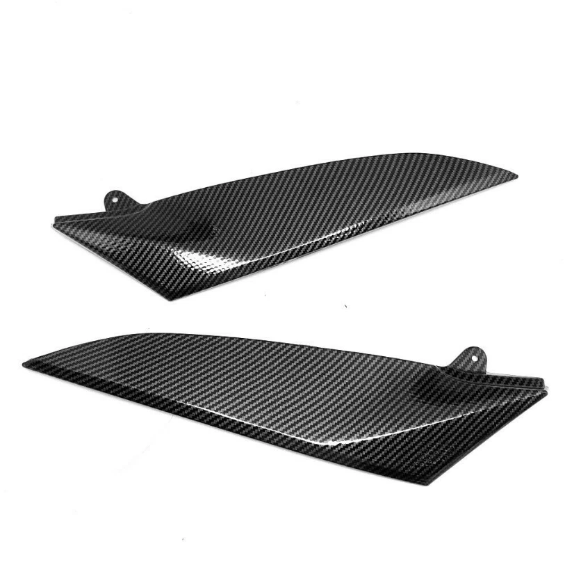Carbon Fiber Gas Tank Side Trim Cover Fairing Cowl For Yamaha YZF R1 2004-2006 Foto 2 de 4