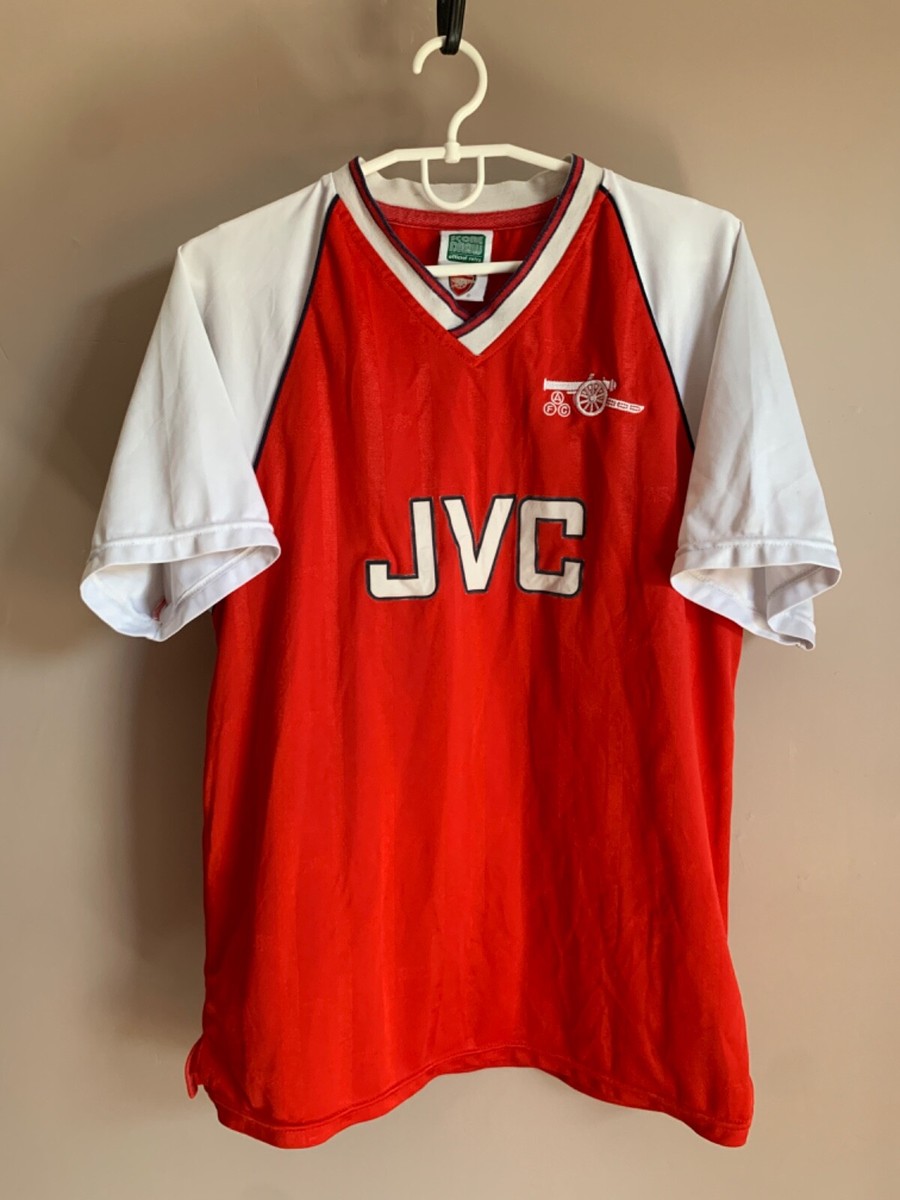 Arsenal London Home Football Shirt Retro Score Draw Soccer Jersey