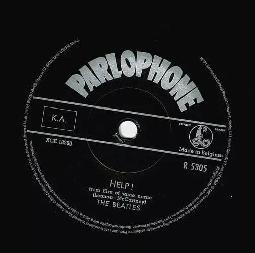 THE BEATLES Help Vinyl Record Single 7 Inch Parlophone 2019 Rock Pop Beat Music - Image 2 of 4