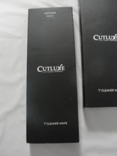 Cutluxe artisan series cleaver