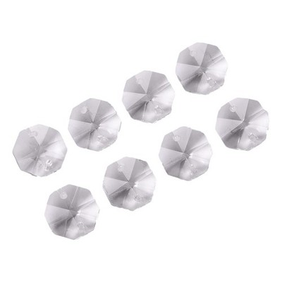 50 Stück Kronleuchter Licht Kristalle Tropfen Glasperlen Tropfen Hochzeit Lampe