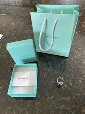AUTHENTIC Tiffany & Co Elsa Peretti Open Heart Ring - Heart Ring Size N