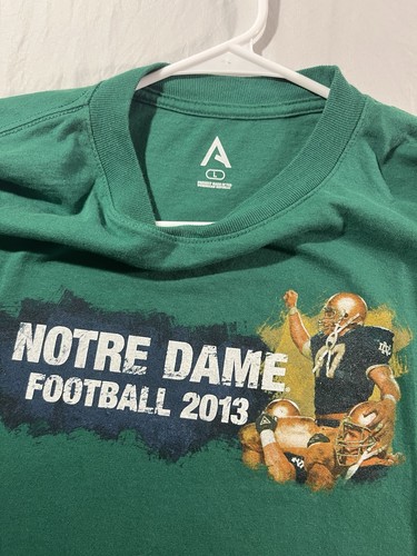 T-shirt calcio Notre Dame 2013 "The Shirt" - grafica vintage college taglia:L - Foto 2 di 5