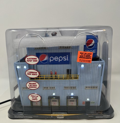 #ad MENARDS GOLD LINE HO GAUGE COLLECTIBLE PEPSI BOTTLING FACTORY 279 3860 MC90336 $198.88